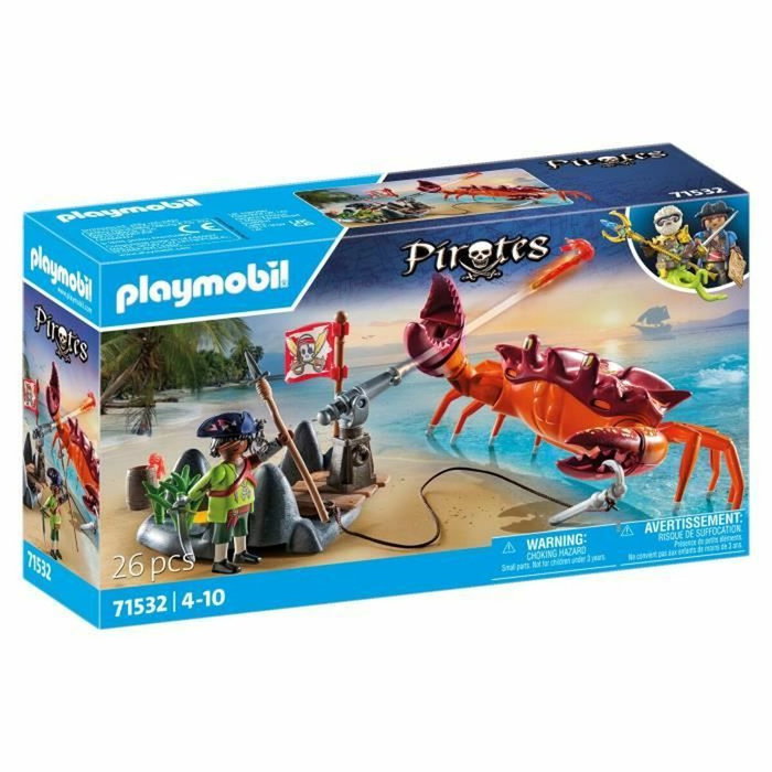 PLAYMOBIL Batalla con el Cangrejo Gigante 71532 Piratas