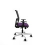 PIQUERAS Y CRESPO Silla de oficina Yunquera Morado y Negro