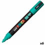POSCA Marcador PC-5M Verde Esmeralda (Set de 6)