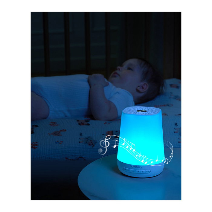 Momcozy Máquina de Ruido Blanco con Lámpara de Mesa Inteligente y Control por App