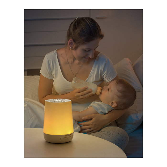 Momcozy Máquina de Ruido Blanco con Lámpara de Mesa Inteligente y Control por App