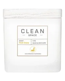 Clean Vela aromática Space Fresh Linens 227 g