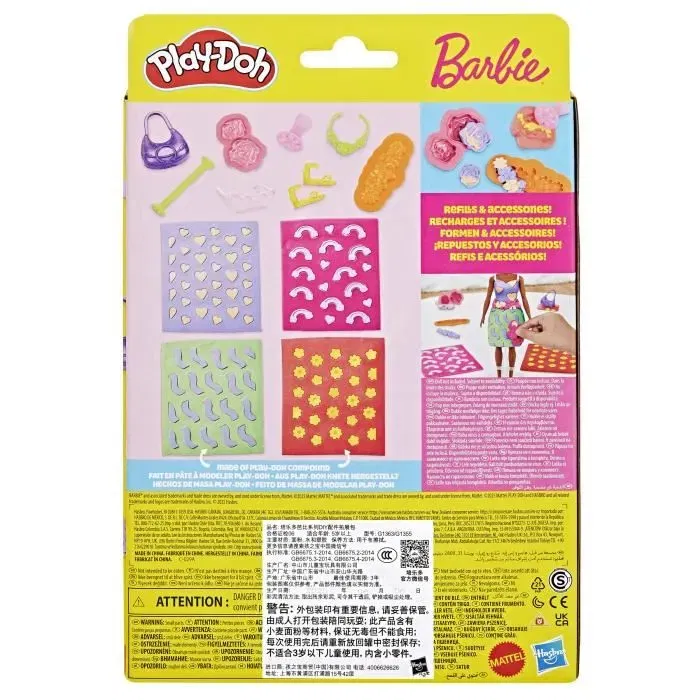 Play-Doh HASG13635X0 Barbie Flores y Floretes Set de Plastilina