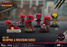 Deadpool 3 Pack de 6 Figuras Deadpool & Wolverine Series Mini Egg Attack Set 8 cm