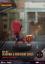 Deadpool 3 Pack de 6 Figuras Deadpool & Wolverine Series Mini Egg Attack Set 8 cm