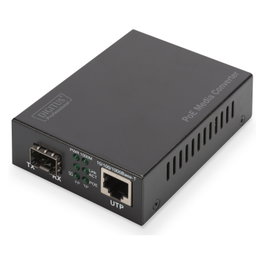 Digitus DN-82140 Convertidor de medios Gigabit PoE RJ45/SFP