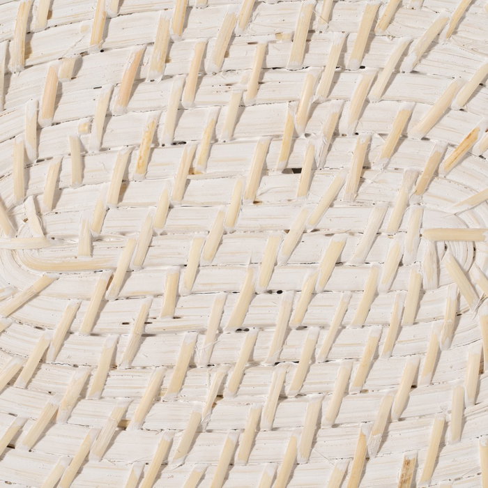 Salvamantel Blanco Fibra Natural Cocina 40 X 30 cm (Set de 2)