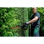 Metabo HS 18 LTX BL 75 Cortasetos a Batería con Motor sin Escobillas y Mango Giratorio, Protección de Cuchilla