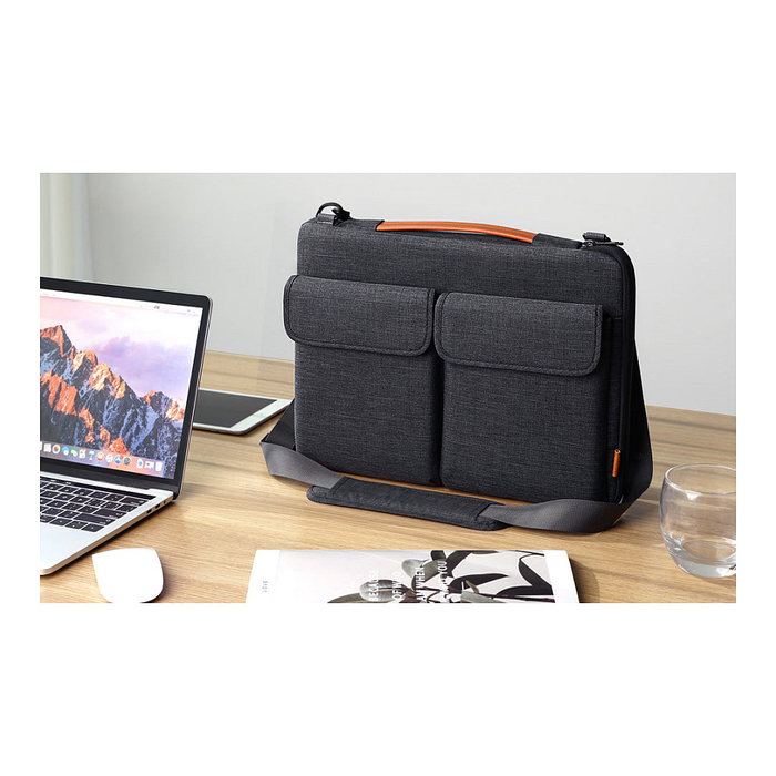 Inateck LB03008-15_black Laptoptasche Bandolera 15,6" Rundumschutz Negro