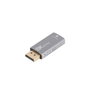 Lanberg AD-DP-HD-03 Adaptador DisplayPort Macho a HDMI Hembra 8K Plata