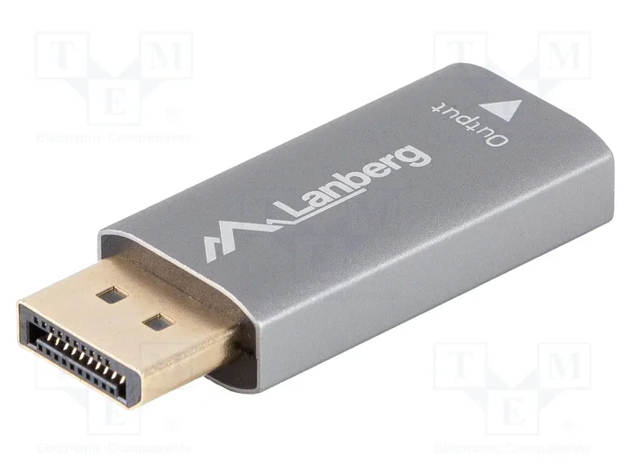 LANBERG AD-DP-HD-03 Adaptador DisplayPort Macho a HDMI Hembra 8K LANBERG AD-DP-HD-03 Adaptador DisplayPort Macho a HDMI Hembra 8K