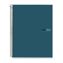 Bloc Miquelrius The Original Notebook 4 Micro.Tapa Extra A4 120H 90G Cuadric.5X5 Azul Oceano (Set de 5)
