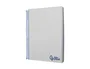 Liderpapel Cuaderno espiral A7 Micro Wonder, Tapa plástico, 100 hojas, 90gr, Cuadro 5mm, 4 bandas, Color gris