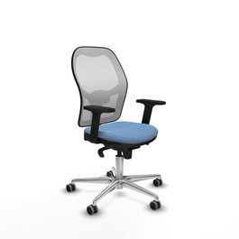 PIQUERAS Y CRESPO Silla de oficina Jorquera Azul cielo y Blanco