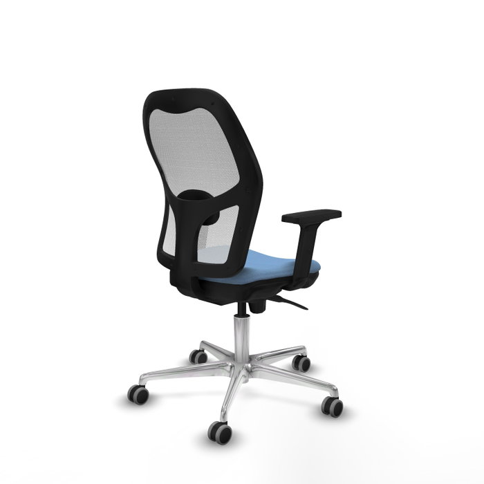 PIQUERAS Y CRESPO Silla de oficina Jorquera Azul cielo y Blanco
