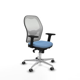 PIQUERAS Y CRESPO Silla de oficina Jorquera Azul cielo y Blanco