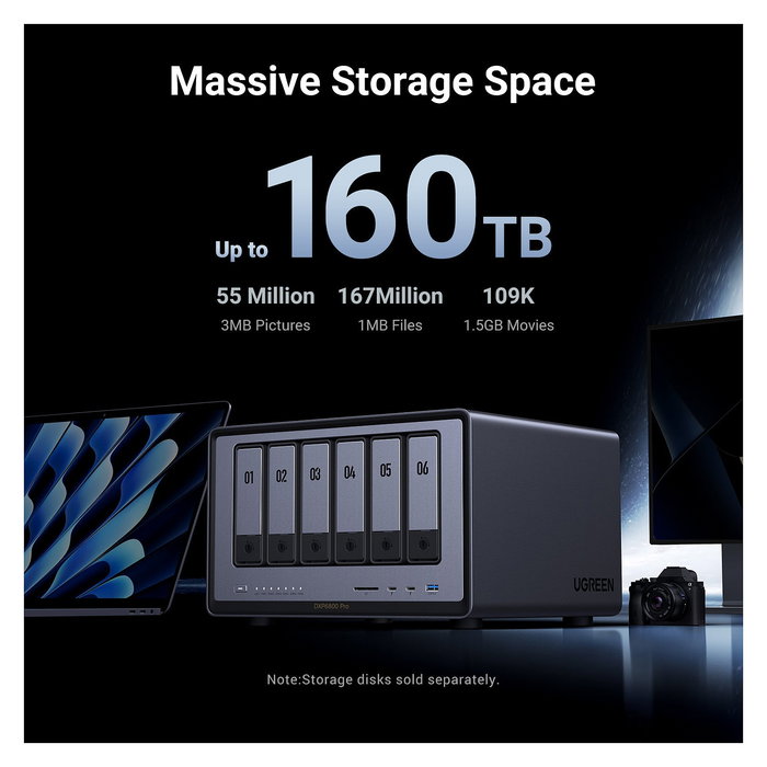 Ugreen DXP6800 Pro 6-Bay Ugreen DXP6800 Pro 6-Bay