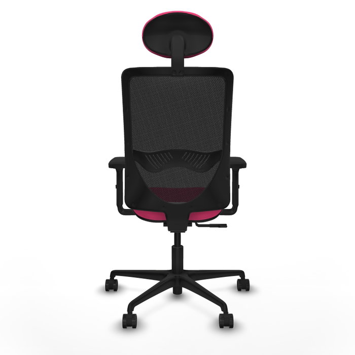 PIQUERAS Y CRESPO Silla de oficina Zulema con mecanismo Sincro, Rosa y Negro PIQUERAS Y CRESPO Silla de oficina Zulema con mecanismo Sincro, Rosa y Negro