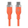 Targus HyperJuice Flex Cable USB-C a USB-C de 1,5 m, 60 W, Naranja
