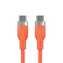 Targus HyperJuice Flex Cable USB-C a USB-C de 1,5 m, 60 W, Naranja