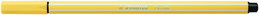 STABILO PEN 68 Rotulador de Fibra Amarillo Claro (Set de 10)