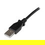 StarTech Cable USB 2.0 A a B en Angulo Izquierdo 1m M/M - Alta Velocidad de Datos