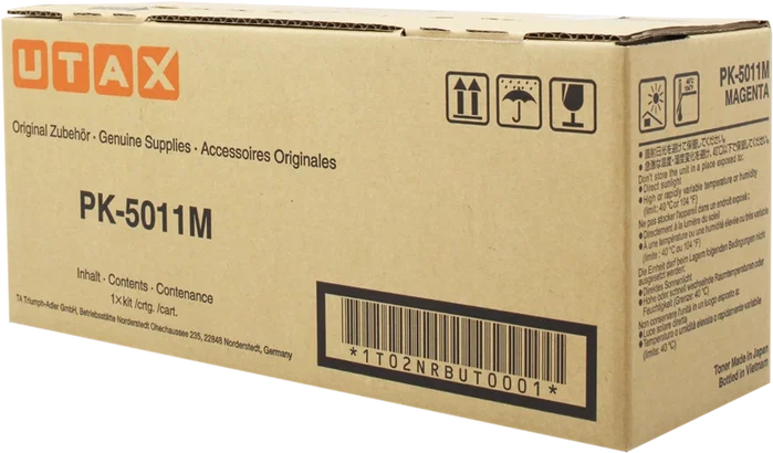 Utax Tóner Original PK-5011M Magenta – Rendimiento ~5.000 Páginas (1T02NRBUT0) Utax Tóner Original PK-5011M Magenta – Rendimiento ~5.000 Páginas (1T02NRBUT0)