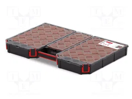 KISTENBERG TAGER CARBO PLUS 60 Contenedor con cajitas Negro