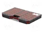 KISTENBERG TAGER CARBO PLUS 60 Contenedor con cajitas Negro