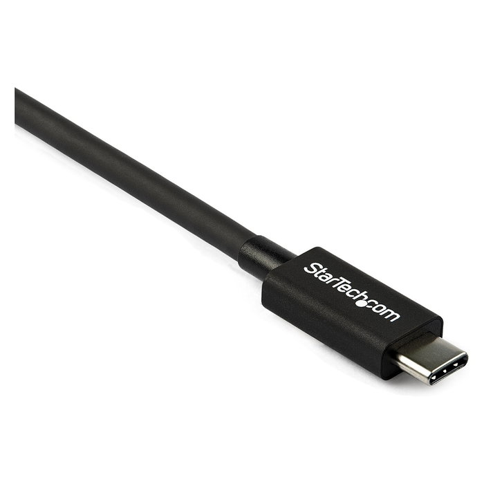 Startech 0,8m Thunderbolt 3 USB-C Cable 40Gbps - Compatible Thunderbolt y USB Tipo C M/M Negro