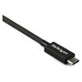 Startech 0,8m Thunderbolt 3 USB-C Cable 40Gbps - Compatible Thunderbolt y USB Tipo C M/M Negro