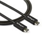 StarTech.com Cable Thunderbolt 3 a Thunderbolt 3 de 0,8 m, 40 Gbps, Negro