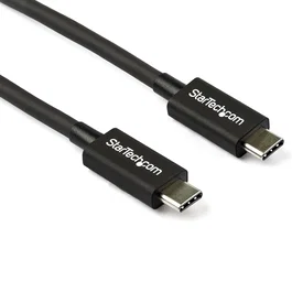 StarTech.com Cable Thunderbolt 3 Pasivo 80cm - 40Gbps - 100W PD - 4K/5K - Certificado - Compatible con USB4/DP Alt - Thunderbolt 4