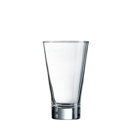 ARCOROC Shetland - Vaso de vidrio de 22 cl (123 mm alto, 73 mm diámetro) - Cristalería (Set de 12)