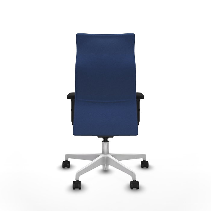 PIQUERAS Y CRESPO Sillón Albacete con Mecanismo Sincro y Tela Azul Marino