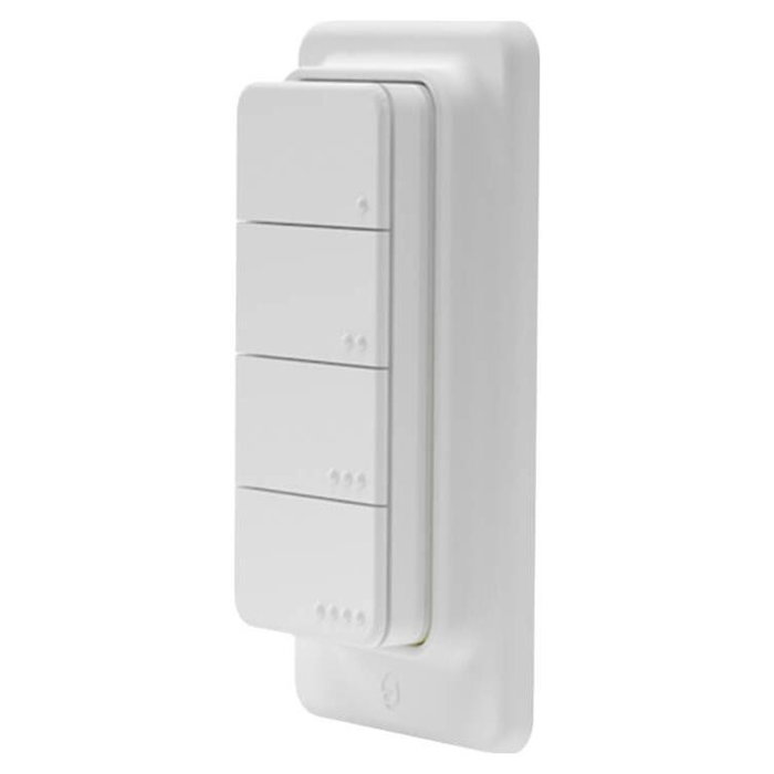 Shelly BLU RC Button 4 Botón inteligente Blanco con soporte magnético