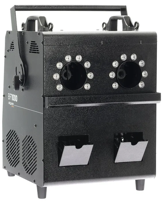 ALGAMLIGHT Máquina de Burbujas y Humo Profesional 1000W con LED RGB y Control Remoto para Eventos y Escenarios