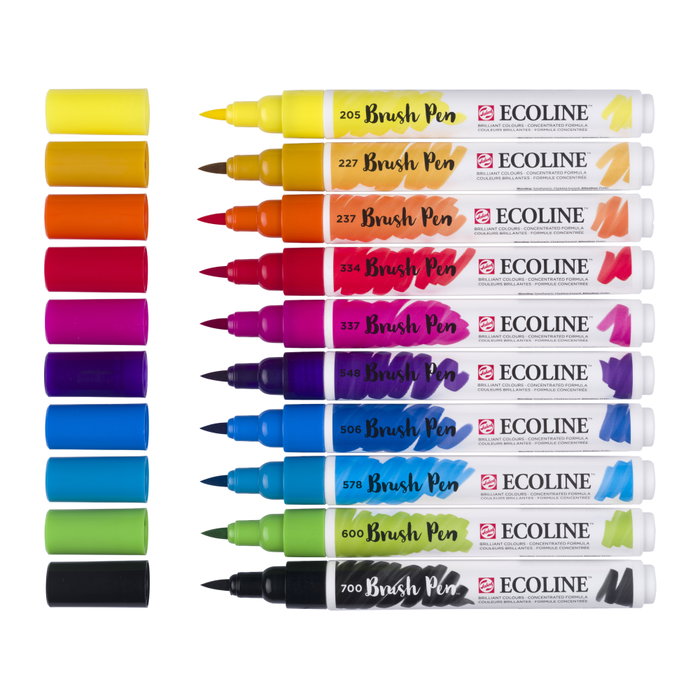 Ecoline Ecoline Brush Pen estuche Colores Primarios