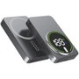 Leotec Powerbank 10000mAh 20W Wireless Gris con Cable USB-C