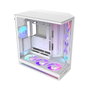 NZXT H9 Flow RGB+ All White Midi Tower con Ventiladores RGB