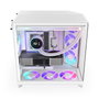 NZXT H9 Flow RGB+ All White Midi Tower con Ventiladores RGB