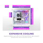 NZXT H9 Flow RGB+ All White Midi Tower con Ventiladores RGB
