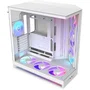 NZXT H9 Flow RGB+ All White Midi Tower con Ventiladores RGB