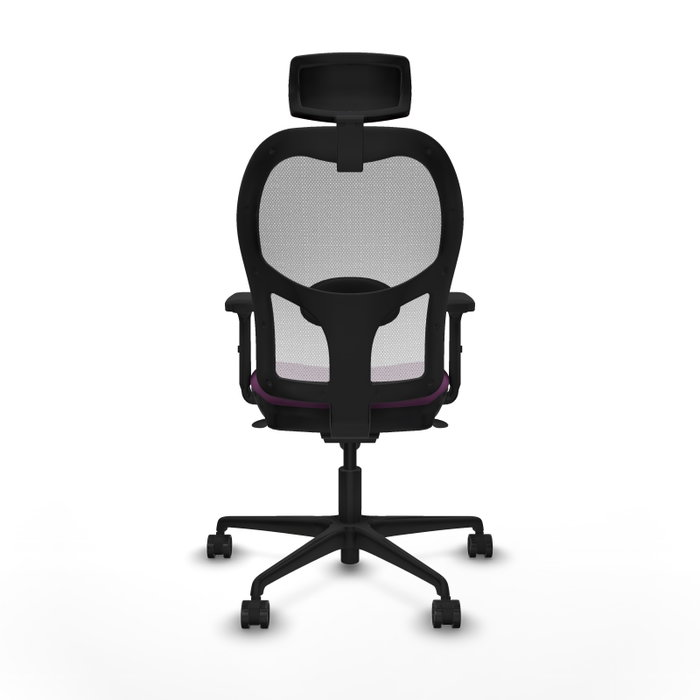 PIQUERAS Y CRESPO Silla de oficina Jorquera con mecanismo Sincro, Morado y Blanco PIQUERAS Y CRESPO Silla de oficina Jorquera con mecanismo Sincro, Morado y Blanco