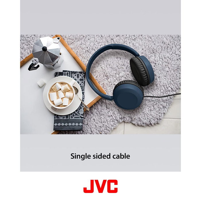 JVC HA-S31M Auriculares Azules con Micrófono
