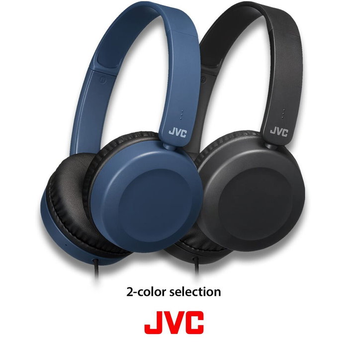 JVC HA-S31M Auriculares Azules con Micrófono