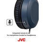 JVC HA-S31M Auriculares Azules con Micrófono
