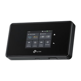 TP-Link M8550 5G WiFi 6E Router Portátil, Velocidad 5G hasta 3.4 Gbit/s y WLAN AX hasta 3.6 Gbit/s, con Puerto USB, Batería 4680 mAh, Negro