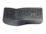 Conceptronic ORAZIO02ES Teclado y Mouse Inalámbrico Ergonómico Oficina RF QWERTY Español Negro - Combo Completo (125 teclas, 1600 DPI)