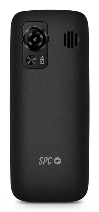 SPC Talk 2 Go - Teléfono Móvil Sencillo con Teclado, Pantalla 1.77", Dual SIM, Bluetooth, Radio FM, Linterna, USB-C, Batería 1000 mAh, Color Negro